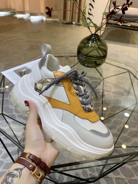 

luxury air designer shoes platform kanye comfortable men black/yellow/fuchs shoes genuine real leather women yellow/pink shoes sport sneaker