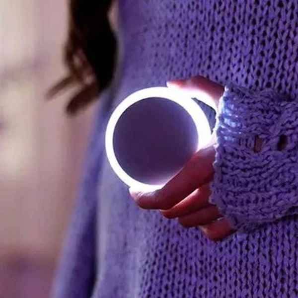 

smart led makeup mirror portable vanity dimmable led mirror with 3 lighting levels wireless charging makeup mirror 360 ringlight