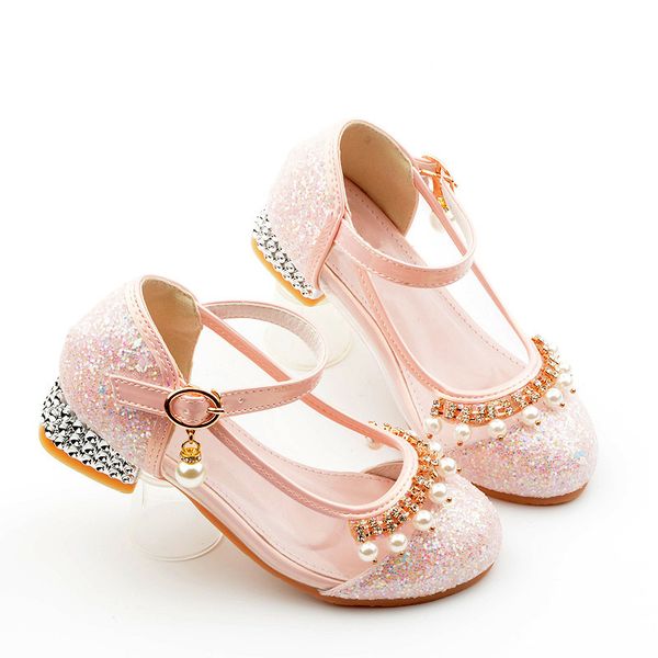 

spring autumn children' fashion casual baby shoes girls leather shoes genuine leather kids princess kids girl sandals, Black;grey