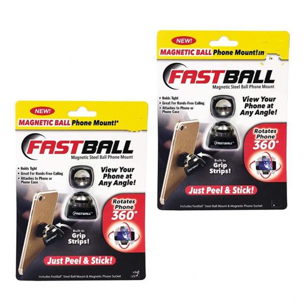 

fastball car cell phone holder 360 degree car magnetic cell phone holder steel ball ultra-thin magnetic mount dhl