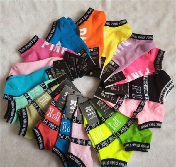 

Pink letter ankle ock with tag love pink low cut liner ock girl boat ock ho iery cotton port ock europe america tyle tocking