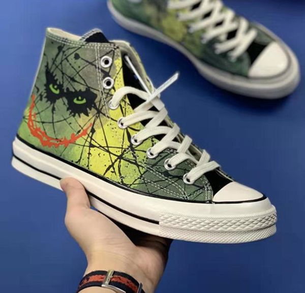 

2019 new 70s x joker stars men women canvas shoes chuck classic,size:36-45, Black