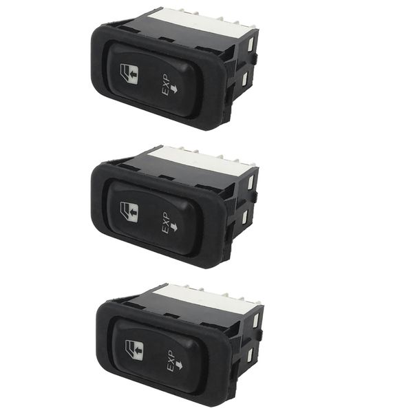 

3pcs window switch switch control knob lift button auto parts for freightliner columbia