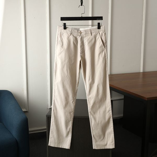 

gentlement хаки серого лето повседневного скольжение брюки для мужчин, Black