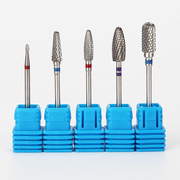 

milling cutter for manicuretungsten steel mill manicure machine set cutter for pedicure electric nail files nail drill bit