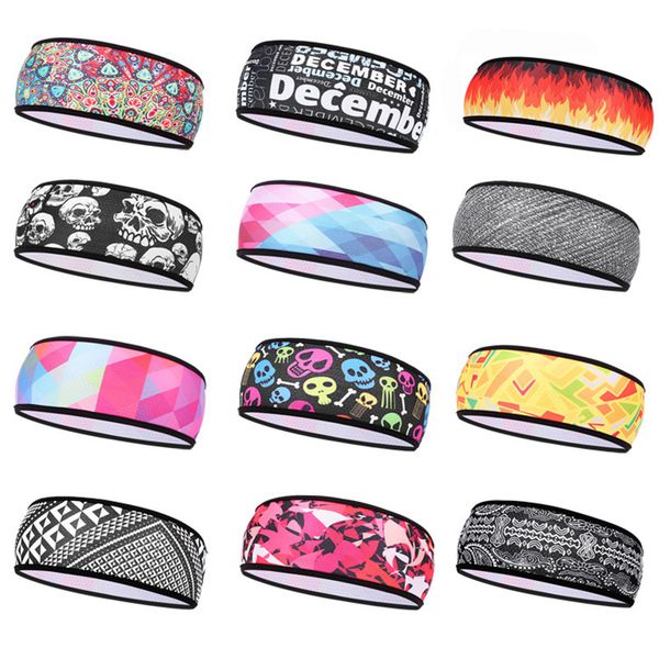 

outdoor sport hair band earmuffs warm headband riding hiking fishing running windproof hair band ear warmer sports headband men, Yellow;black