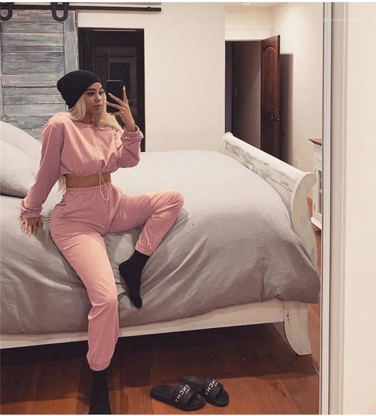 

slim women tracksuits active fashion pants suits long sleeve long pants suits women 2 pcs pants outwear sexy, Gray