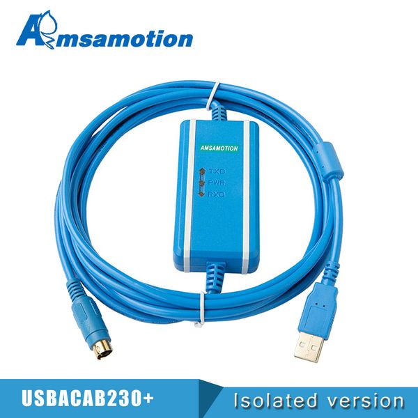 

new update usbacab230+ usb-dvp suitable delta dvp plc programming cable
