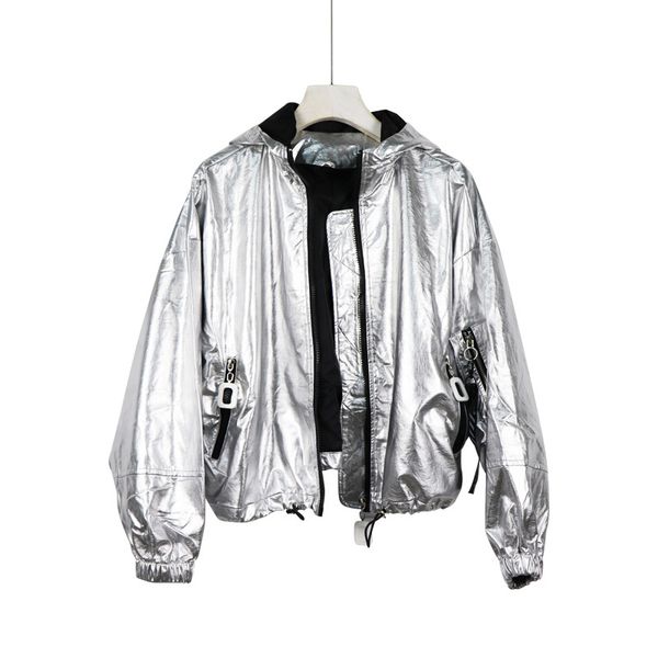 

silver street модные женские куртки из искусственной кожи, Black