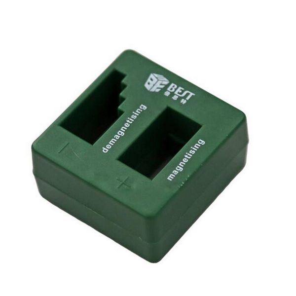 

bst-016 2 in 1 green fast screwdriver magnetic hand tool mini magnetizer demagnetizer degausser tool for phone
