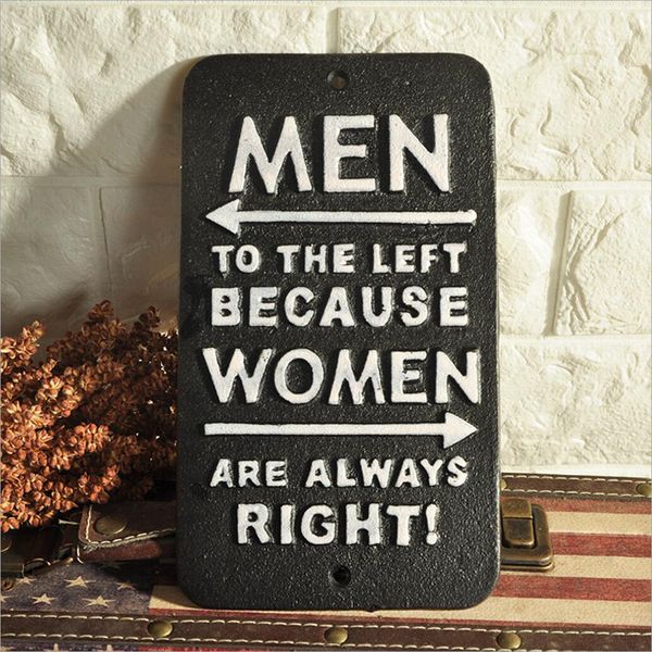 

vintage style metal signboard plaque wall sign plate poster garden lawn decoration