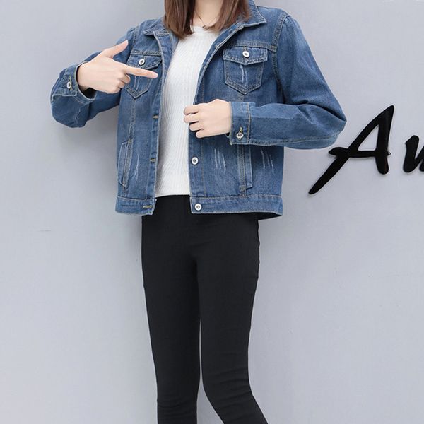 Großhandel Hohe Qualität Frauen Jeansjacke Herbst Heißer Verkauf Mode Grundlegende Mantel Denimjacken Frauen Mantel Lose Fit Lässig Von Bmw2, $29.15 Großhandel Hohe Qualität Frauen Jeansjacke Herbst Heißer Verkauf Mode Grundlegende Mantel Denimjacken Frauen Mantel Lose Fit Lässig Von Bmw2, $29.15