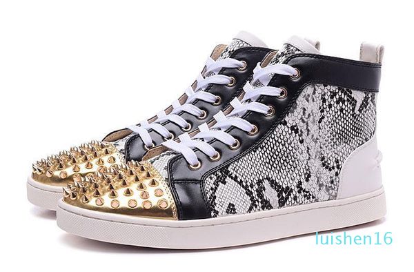 

red runner donna men womens sneaker fashion luxury paris designer new red sneaker bottom casual shoe l16, Black