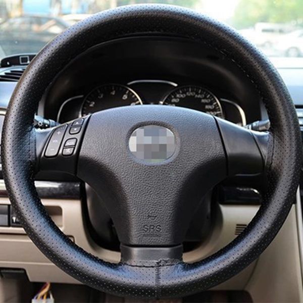 

car steering wheel cover, microfiber leather car handle, hand-sewn steering wheel set of four seasons, set of handlebars