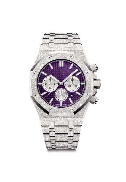 

Дизайнерские часы серии Royal Oak 26331 41MM кварцевых часов обработки золота 18-K платины роскошных мужских часов