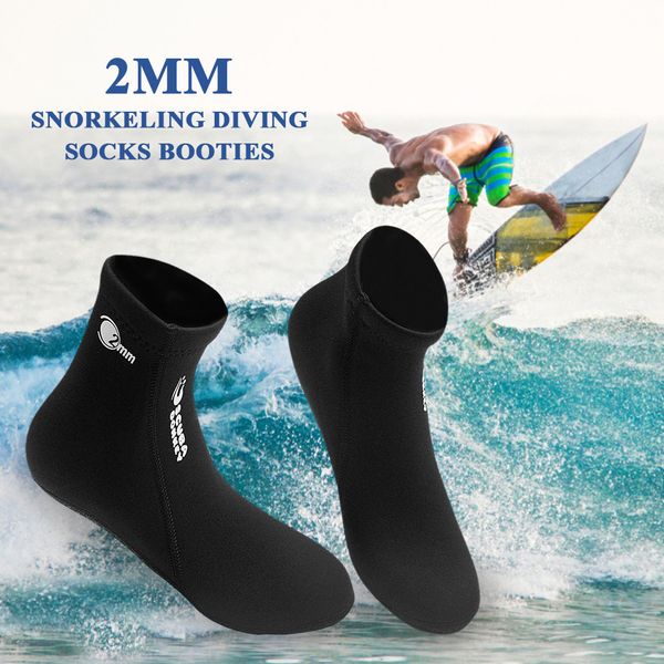 

2mm thick neoprene socks diving swimming socks boots water shoes beach booties snorkeling diving surfing boots for men women