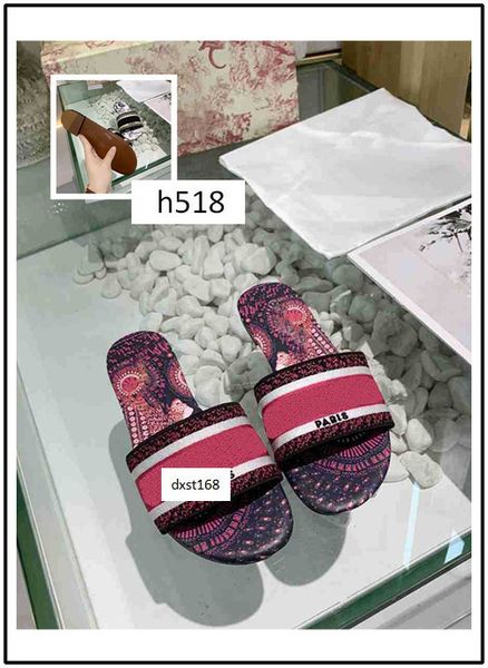 

new lady leisure classic spring and summer stereo letter embroidery braids slippers stylish printed slippers size 36, Black