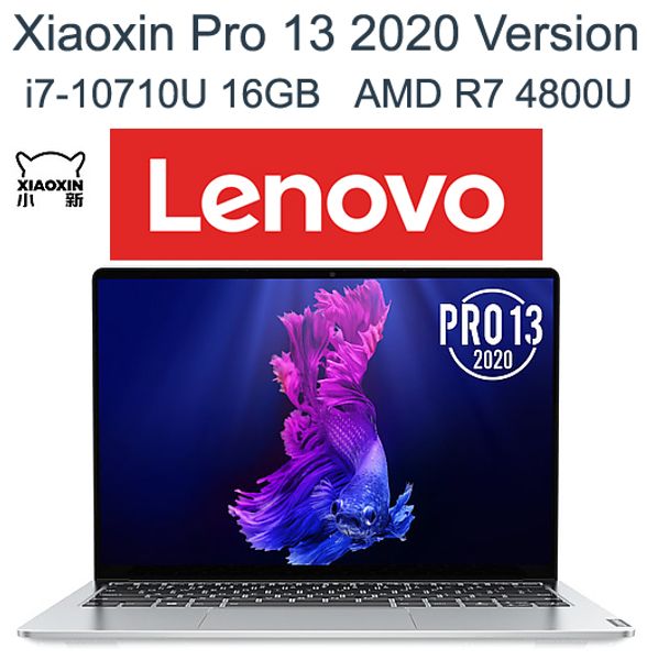 

2020 клаиекий lenovo xiaoxin pro 13 нођбђк 13,3-дймовй 2560x1600 i7-10710u 16gb 512gb ssd mx350 гѬаика am
