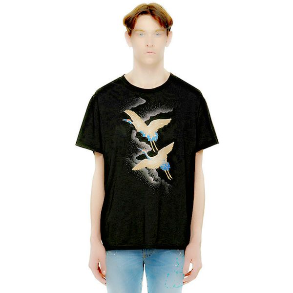 

amiri mens t shirt 19ss мода горячие продажи письмо печати футболка мода супер повседневная ars мужская с коротким рукавом шею t-shir дизайн, White;black