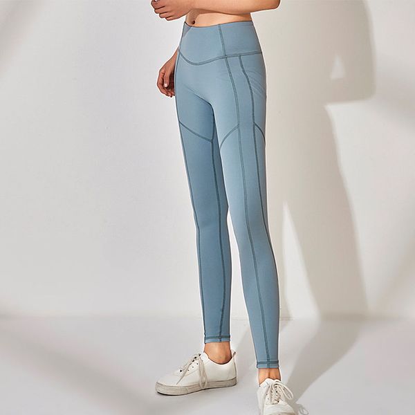 

new sport yoga pants with pockets women high waist push up hip legging sport femme leggings women fitness running leggings, White;red