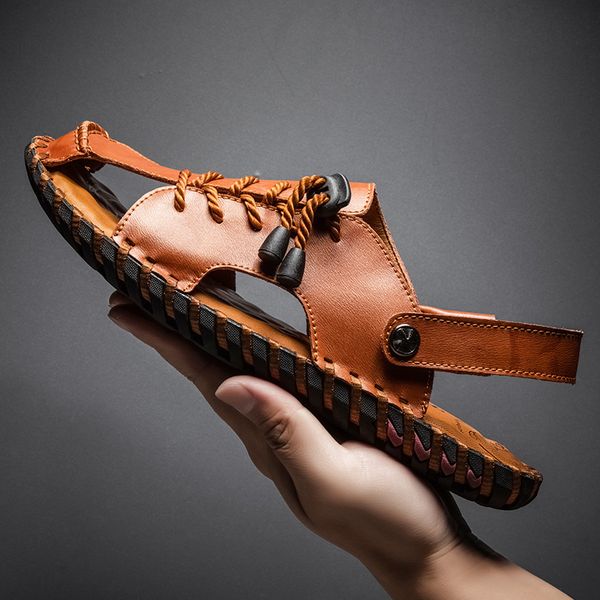 

sandals vietnam slide male sandal 2021 casual shoes sandles platform roman slides hole summer trekking sports flip for man mens, Black