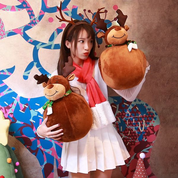 

christmas decoration cute santa claus elk snowman decoration standable doll plush toy children's toy gift