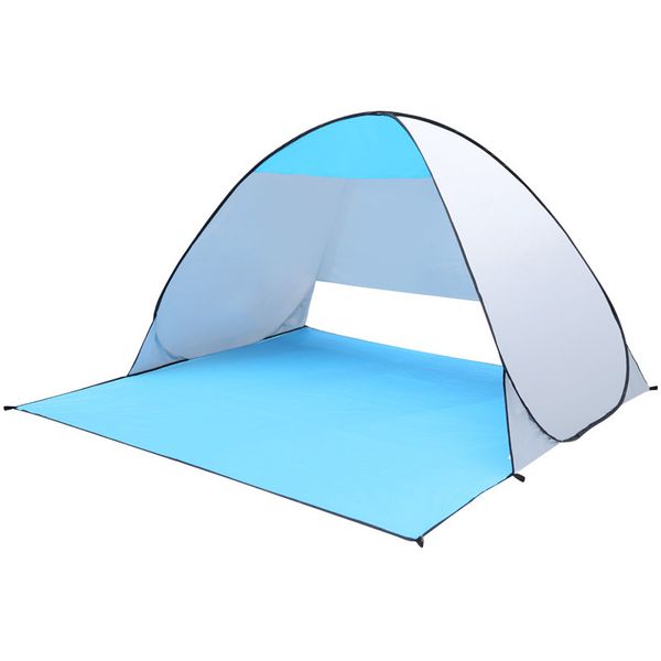 

outdoor camping tent automatic instant pop up beach tent 2 persons anti uv sun shelter fishing tents hiking picnic awning