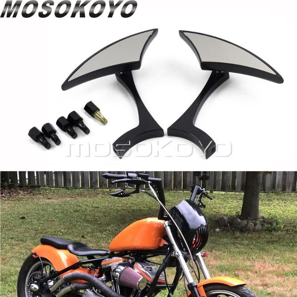

8mm 10mm motorcycle mirrors handle bar rearview side mirrors for cvo touring street glide xl sportster 883 1200 custom