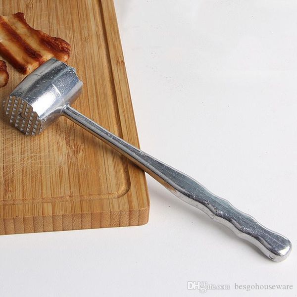 Çift Yan Profesyonel Et Çekiçler Mutfak Aşçı Aracı Alüminyum Et Çekiç Tenderizer Biftek Sığır Domuz Tavuk Hammers BH1248 T03