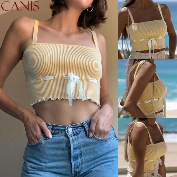 

summer women casual camisole wrap chest bra ladies sleeveless vest bandage short camis, White