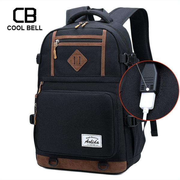 

school casual schoolbag men women backpack 15.6 inch lapbackpack oxford waterproof external usb charge camouflage backpacks
