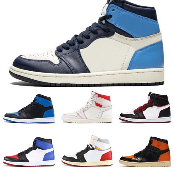 

новый jumpman 1 high og игры royal banned shadow бред toe баскетбол обувь мужчины 1s разрушенные backboard серебряная медаль кроссовки разме
