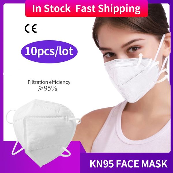 

ce certification kn95 face masks four -layer filter n95 ffp2 mask 1pcs packs anti-fog protective respirator reusable premium quality matrial