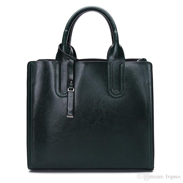 

genuine leather handbags simple classic design shoulder bags big capacity crossbody bags high quality