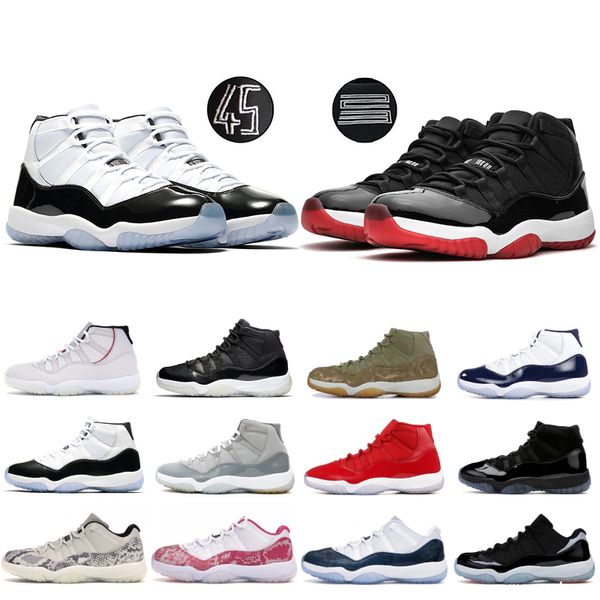 

concord 45 mens basketball shoes 11 11s cap and gown bred platinum tint space jams win like 96 xi mens womens designer sneakers