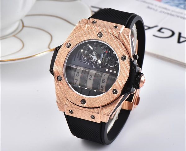 

High quality quartz silicone luxury mens watches fashion diamond men dress designer watch wholesale hot sale mens gifts wristwatch