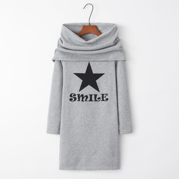 

star printed summer women dresses 2017 plus size women clothing short sleeve knee-length dress casual o-neck loose dress, Black