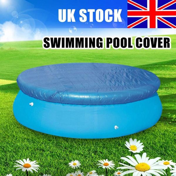

blue round swimming pool cover roller fit 8/10/12 feet diameter family garden pools swimming pool & accessories