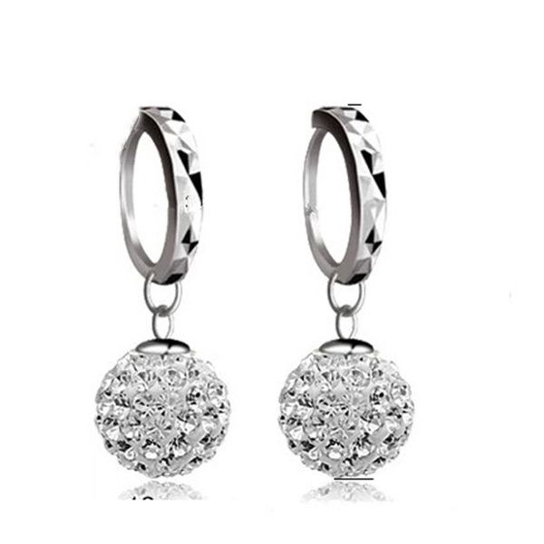 

fashion woman shambhala full diamond earrings earrings car flower earrings korean temperament fashion ear jewelry factory wholesale, Golden;silver