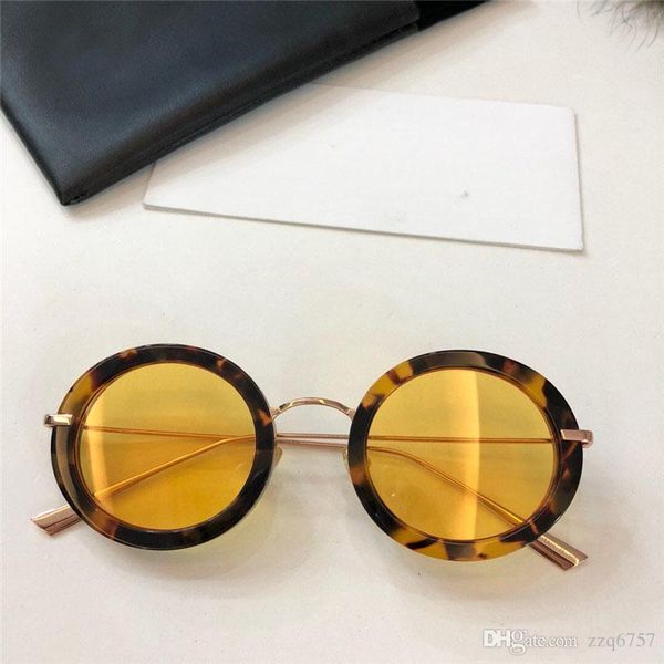 

new fashion women brand designer sunglasses 123 round frame sunglasses fashion show design summer style with original case, White;black