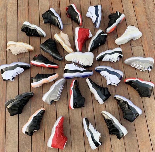 

concord high 45 11 11s cap and gown prm heiress gym red chicago platinum tint space jams mens basketball shoes bred sports sneakers