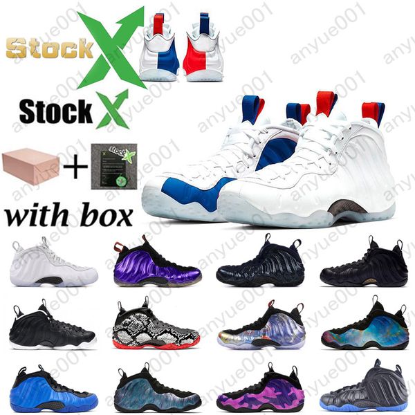 

penny hardaway foams one alternate galaxy chrome white men basketball shoes pro army camo metallic gold knicks mens designer sneakers