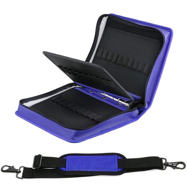 

180 slots colored pencil case pu pen case pencil holder for watercolor pencils spiral detachable pen