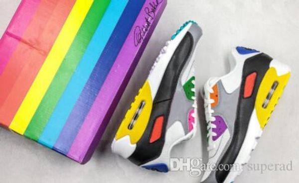 

new be true 2019 rainbow cj5482-100 betrue mens running shoes sneakers classic designer sports trainers chaussures 90s shoes 36-45