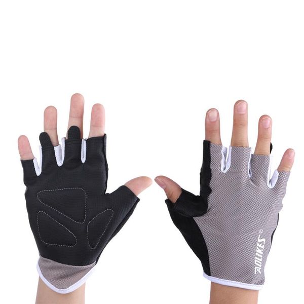 

1 pair outdoor exercise breathable non-slip gym fitness weight lifting half finger gloves mens&womens training gloves