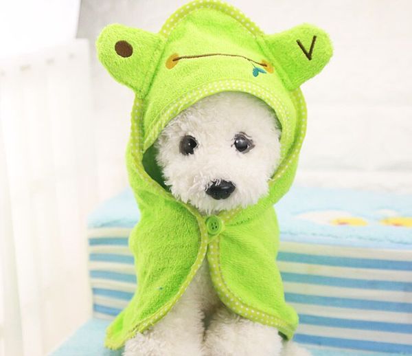 

h16 pet towel cartoon pet dog bath towel pet bath supplies