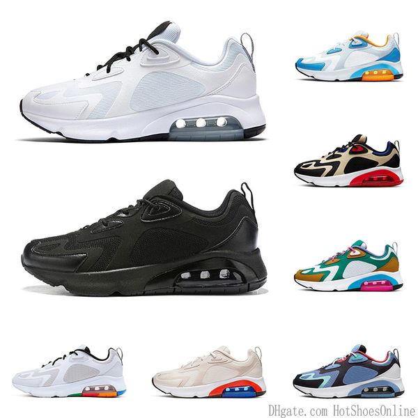 

2019 200 men running shoes white mystic green desert sand royal pulse breathable mens trainer mens sports sneaker runner