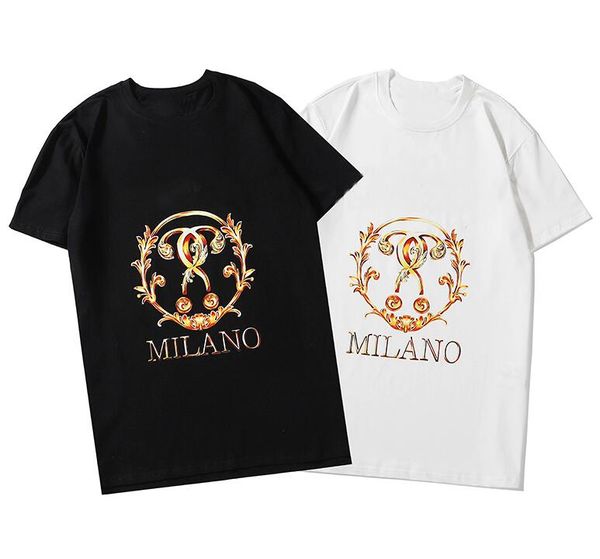 

2020 paris brand clothes mens designer tshirts summer short sleeve men t-shirts with letters luxury pullovers women clothing s-2xl, White;black