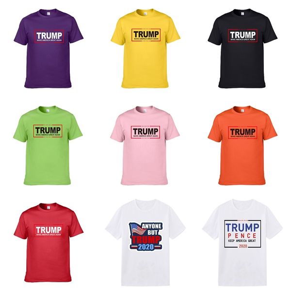 

luxury mens designer trump t shirts with stars fashion brand summer trump t shirts for men new short-sleeve tees clothing s-xl #490, White;black