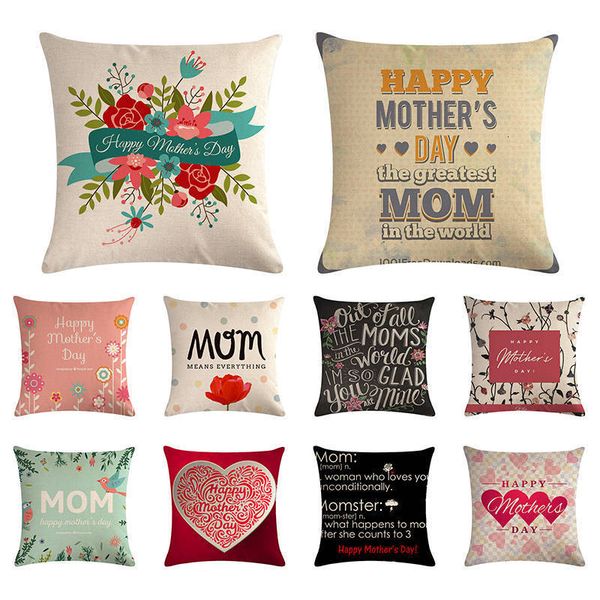

цветы и letters home decor подушка обложка для sofa любовь день monther подарков pattern наволочка наволочка сидений подарки zy1402